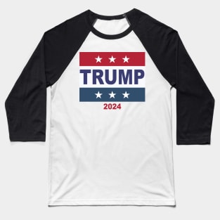 Trump 2024 2024 Election Vote Trump Political Presidential Campaign Baseball T-Shirt